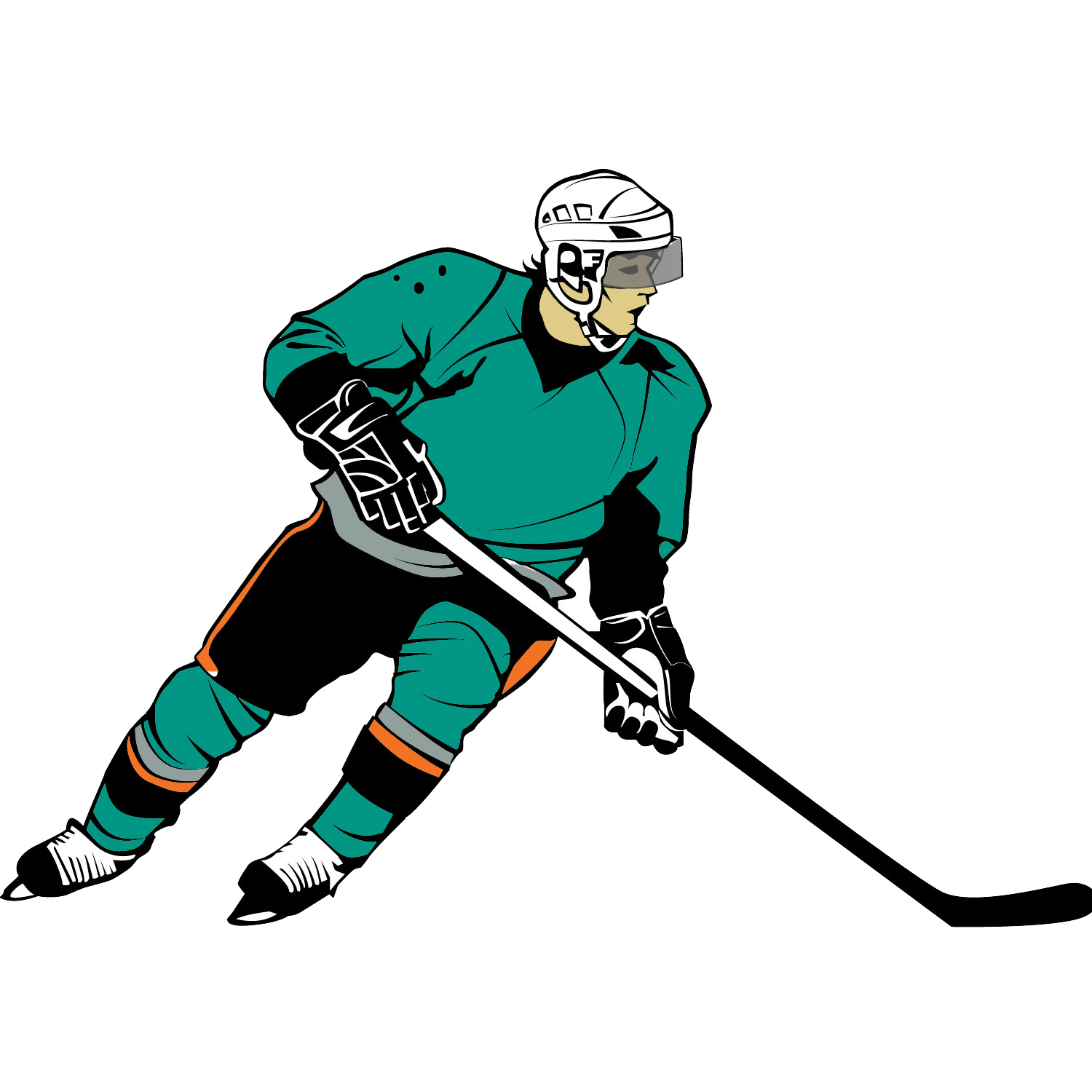 1500x1500 Hockey Clip Art 2 Image