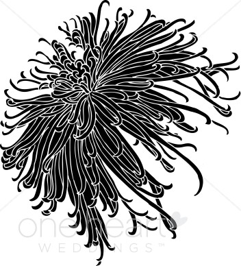 352x388 Garden Chrysanthemum Clipart