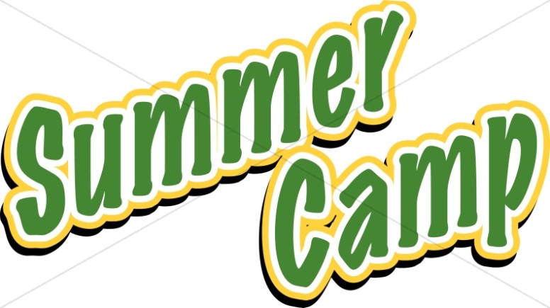 776x435 Summer Camp Lettering Christian Youth Summer Camp