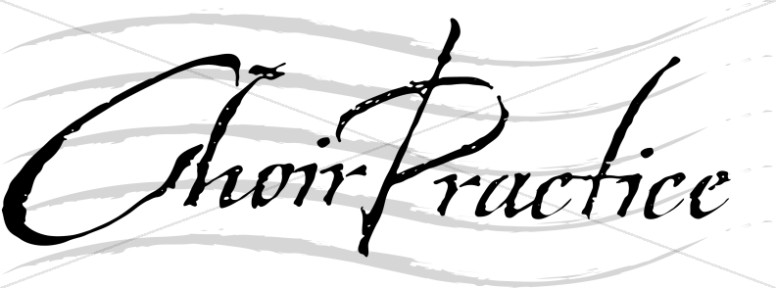 776x288 Church Choir Clipart Graphic Image 3