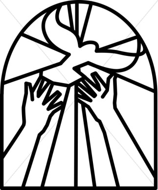323x388 Religious Clip Art Black And White