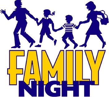 352x315 Night Clipart Church Family