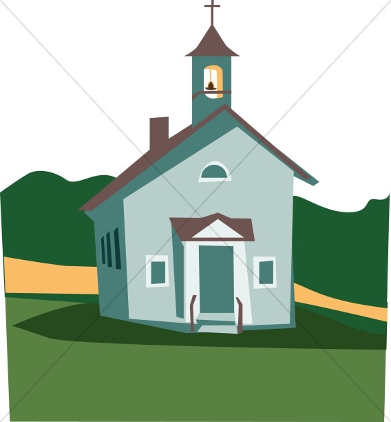 568x612 Summer Colors Church Church Clipart
