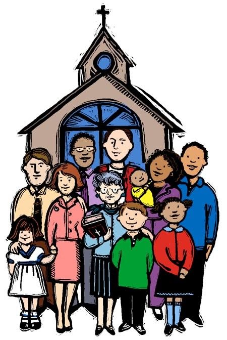 450x672 Church Family Clipart