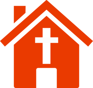 298x282 Church House Clip Art