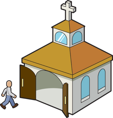 385x400 Image Going To Church Church Clip Art