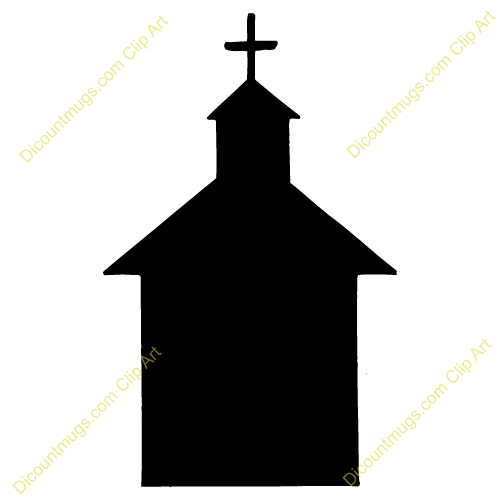 500x500 Silhouette Clipart Church