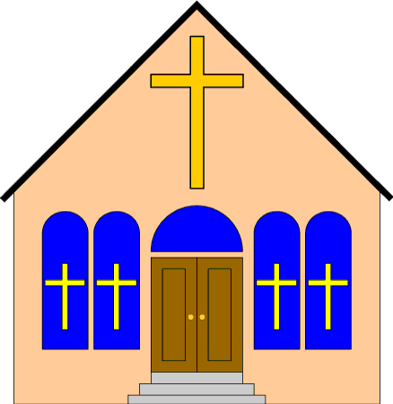438x450 Church Religious Welcome Clipart