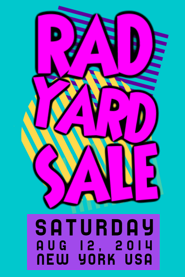 600x900 New Flyer Templates For Spring Amp Garage Sales Design Studio