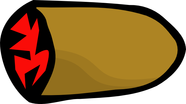 600x337 Lit Cigar Clip Art