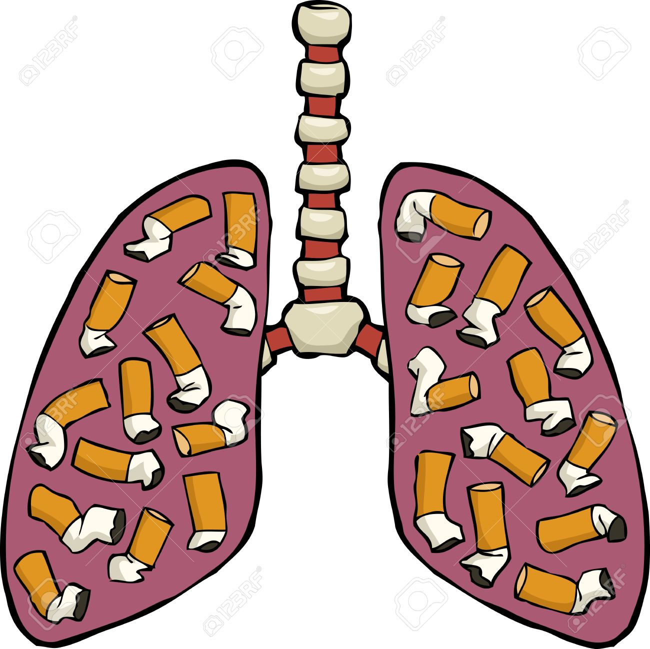 1300x1298 Cigarette Clipart Lung