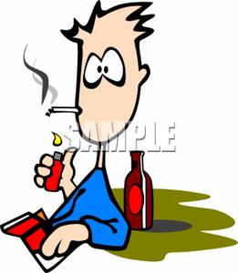 261x300 Boy Smoking A Cigarette