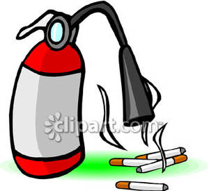 300x275 Extinguisher And Burning Cigarettes