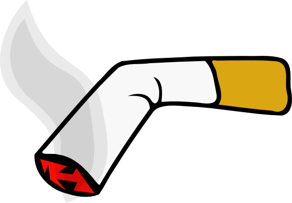 600x418 Smoke Cigarette Clip Art