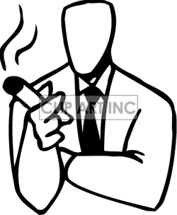250x304 Men Clipart Smoking Cigarette