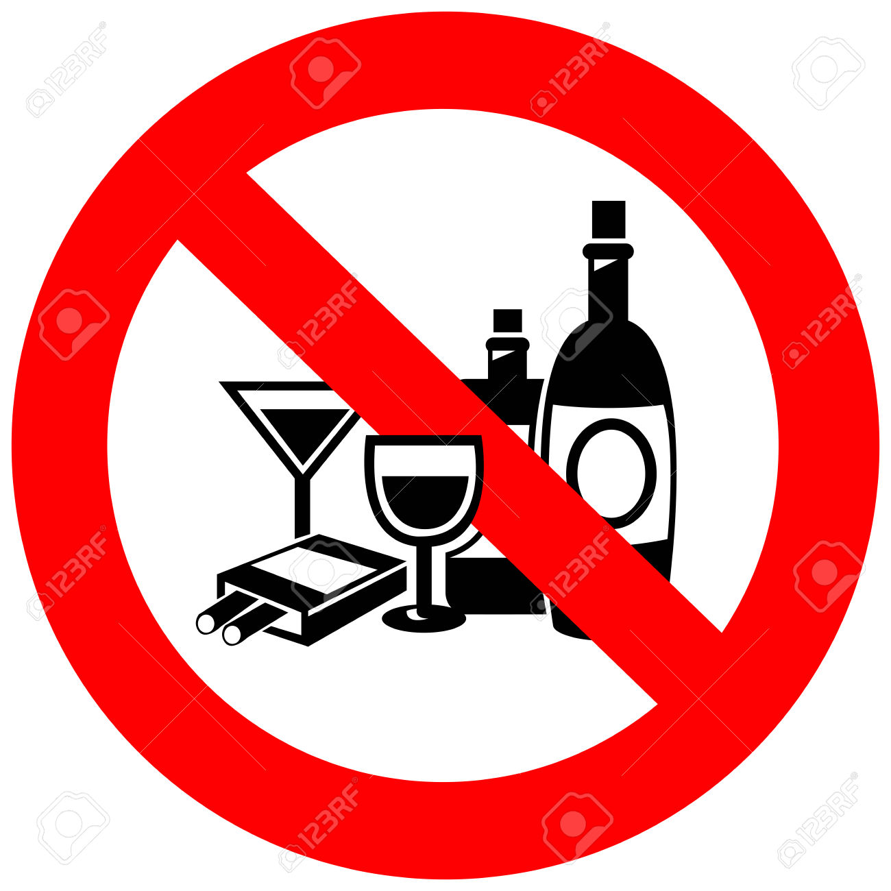 1300x1300 No Smoking Clipart Cigarettes And Alcohol