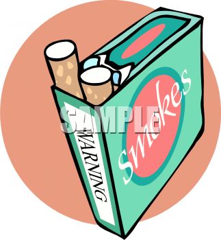 323x350 Retro Pack Of Cigarettes