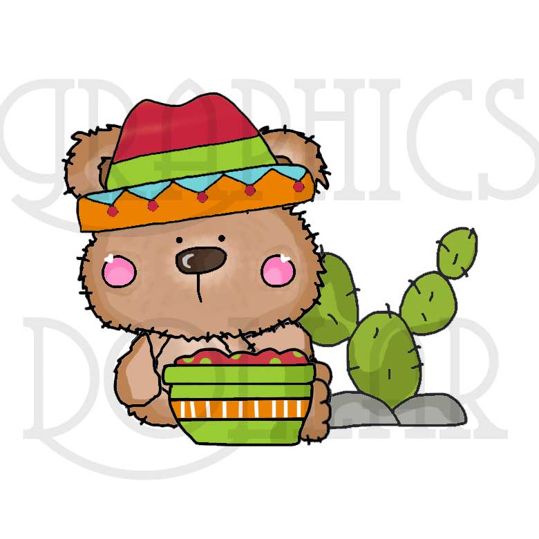 780x780 Cinco De Mayo Bears Clip Art