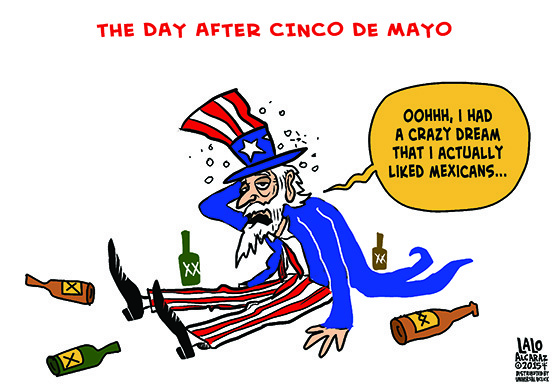 555x388 Cartoon Cinco De Mayo Hangover