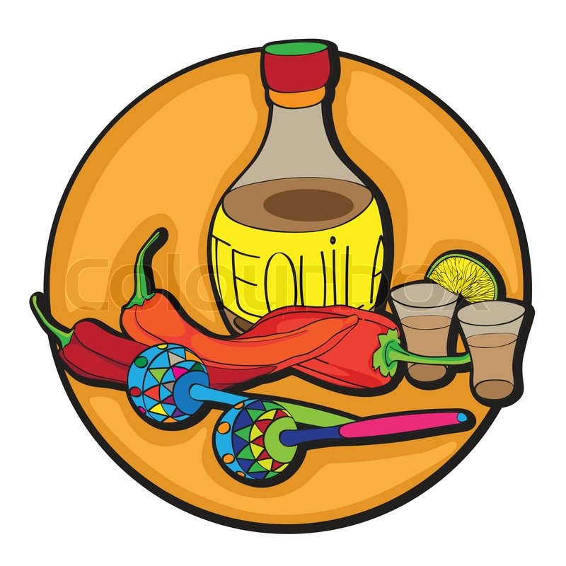 800x800 Cinco De Mayo Clip Art With Traditonal Mexican Elements, Hand