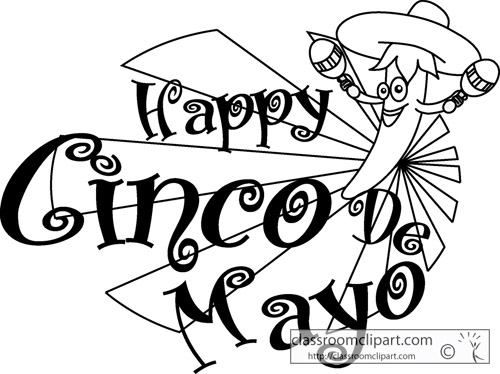 500x374 Holiday Black And White Clipart