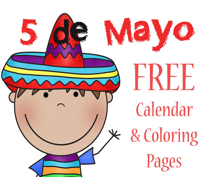 700x596 Free 5 De Mayo Calendar And Coloring Pages