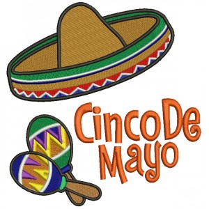 300x300 Cinco De Mayo Machine Embroidery Designs