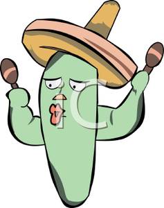 237x300 Cactus Celebrating Cinco De Mayo