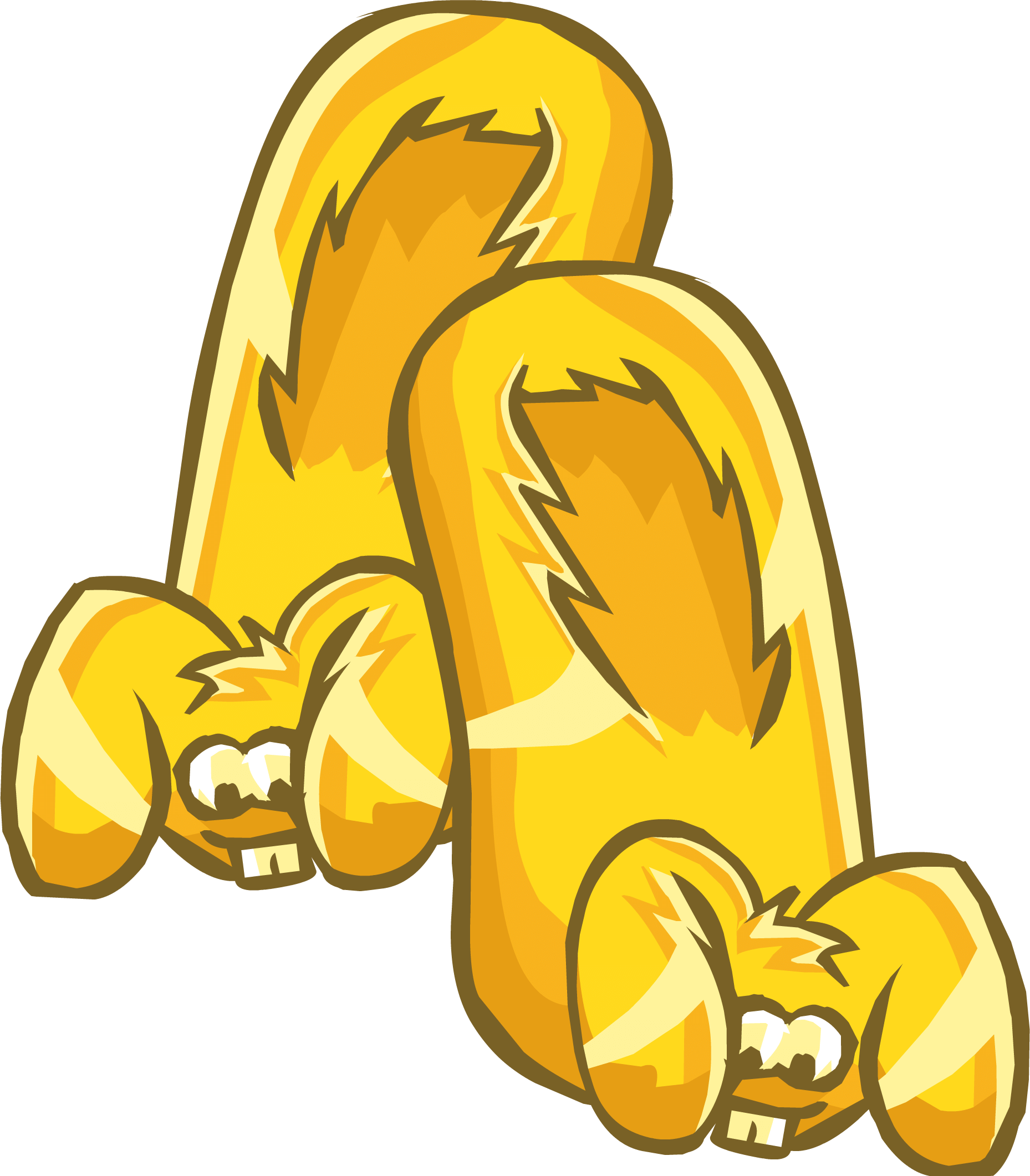 1858x2122 Gold Slippers Cliparts 216559