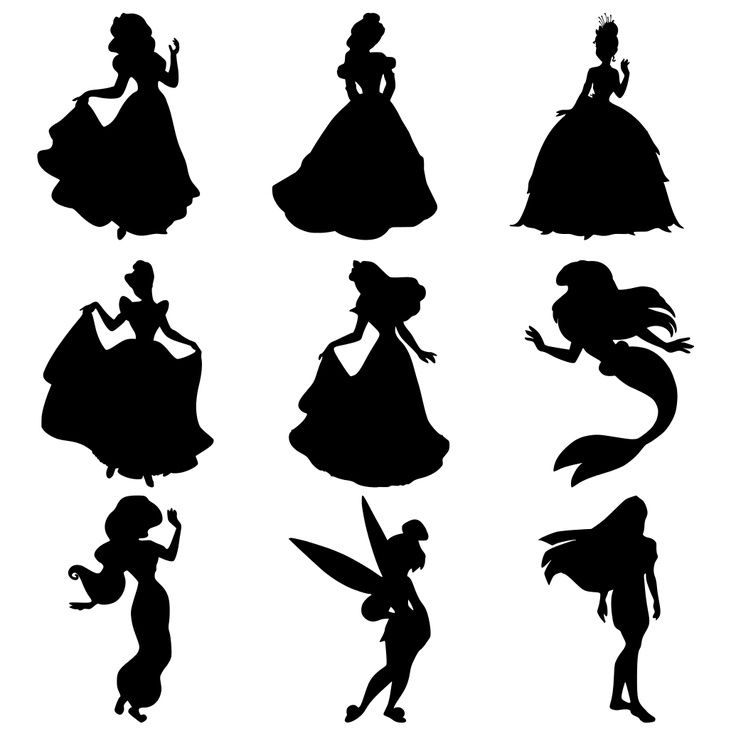 736x736 31 Best Printable Disney Silhouette Images Buttons