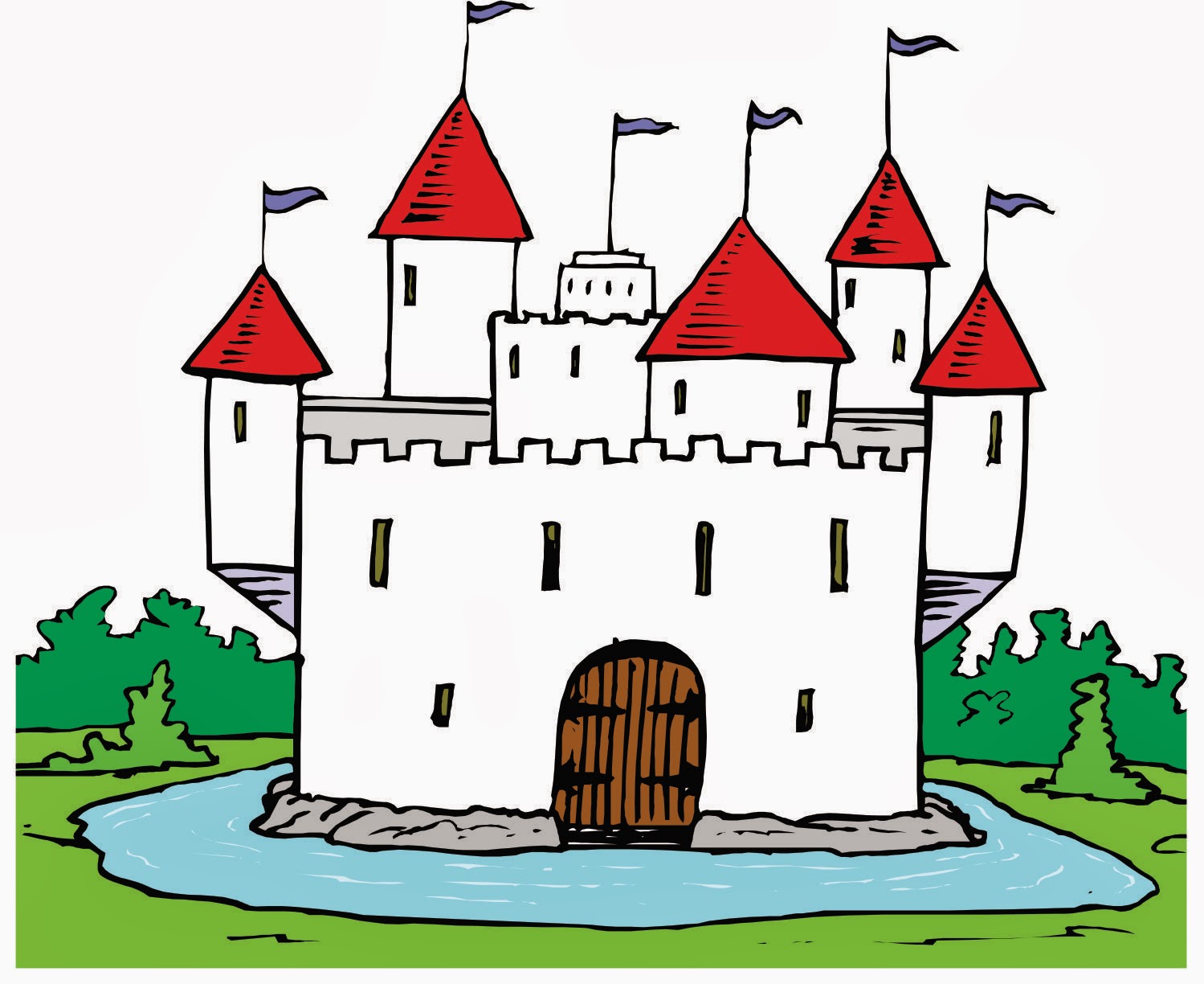 1499x1224 Cartoon Castle