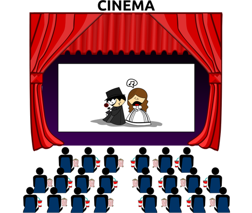 500x422 136 Cinema Free Clipart Public Domain Vectors