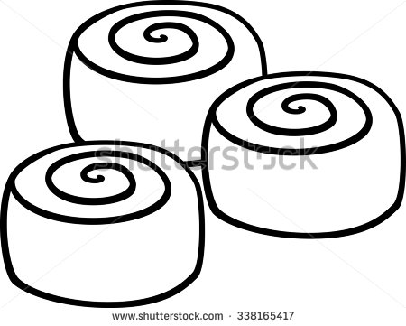 450x361 Cinnamon Roll Clipart