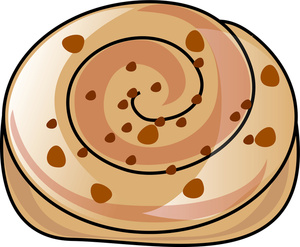 300x247 Cinnamon Roll Clipart Image