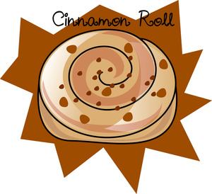 300x274 Cinnamon Roll Clipart Image
