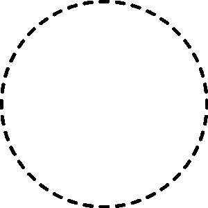 300x300 Circle Line Clipart