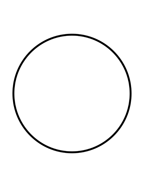 494x640 Flashcard Of A Circle Clipart Etc