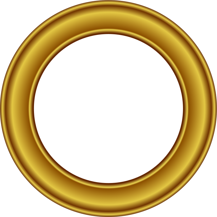 696x696 Gold Frame Circle 2