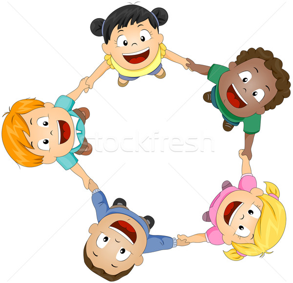 600x578 Circle Of Friends Vector Illustration Lenm ( 617777) Stockfresh