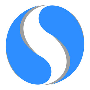 300x300 Abstract Swirl Elements Circle Royalty Free Stock Image