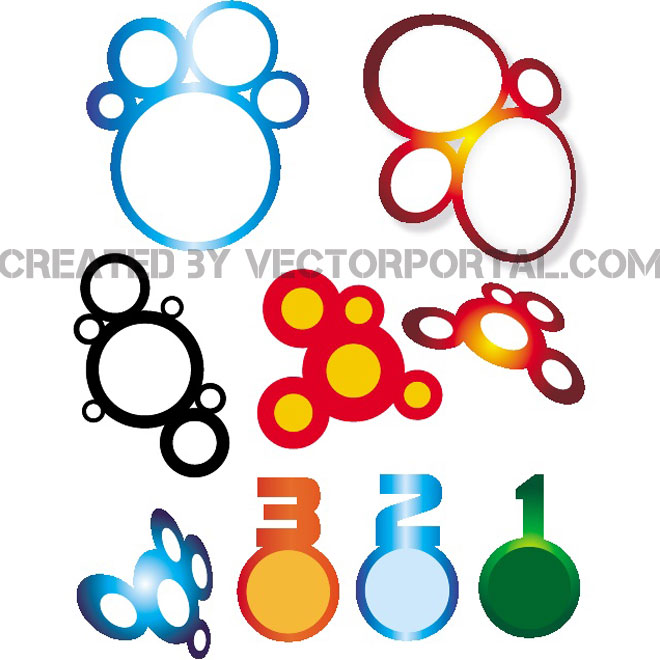 660x660 Circles Stock Clip Art Free Vector 123freevectors