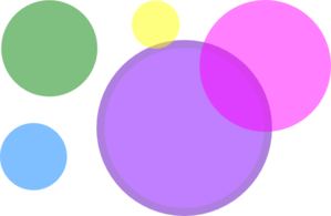 299x195 Colored Circles Clip Art