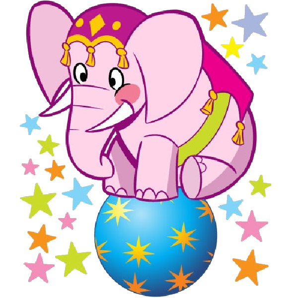 600x600 Circus Elephant