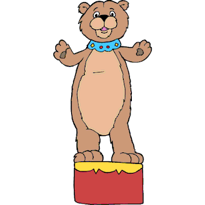 300x300 Brown Bear Clipart Circus Bear