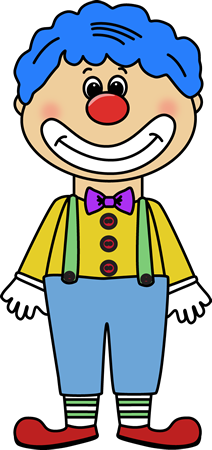 212x450 Circus Clown Clip Art
