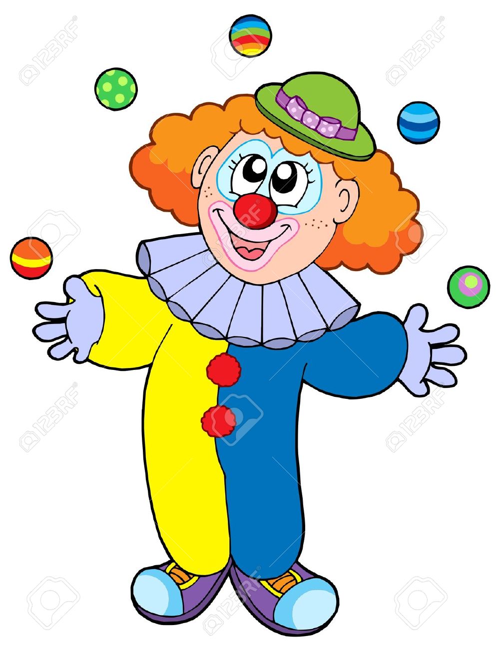 1003x1300 Clown Clipart Vector