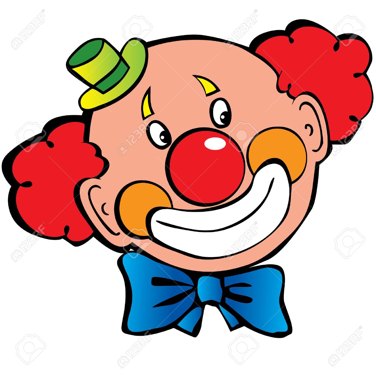 1300x1300 Clown Face Clipart