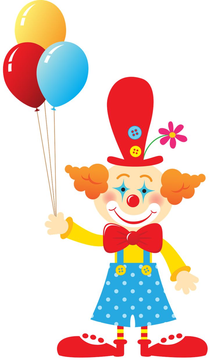 736x1240 Cute Circus Clown Girl Clipart