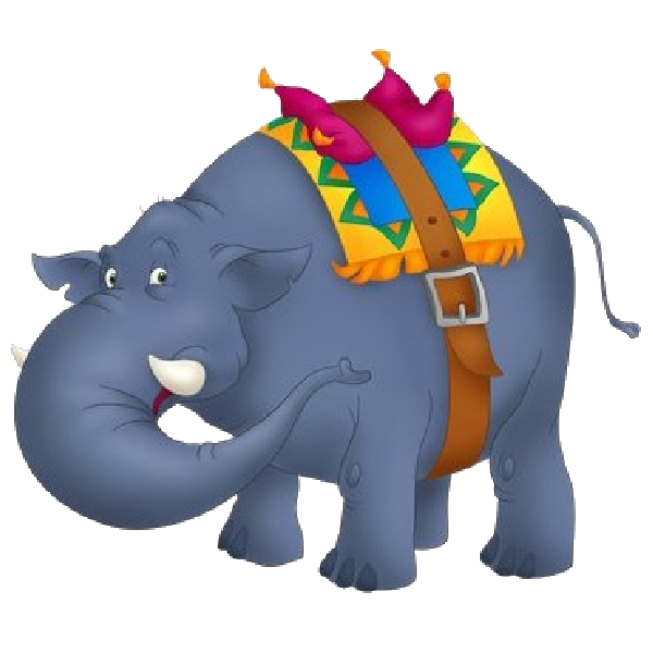 600x600 Funny Circus Elephant Clipart Image Elephants Clip