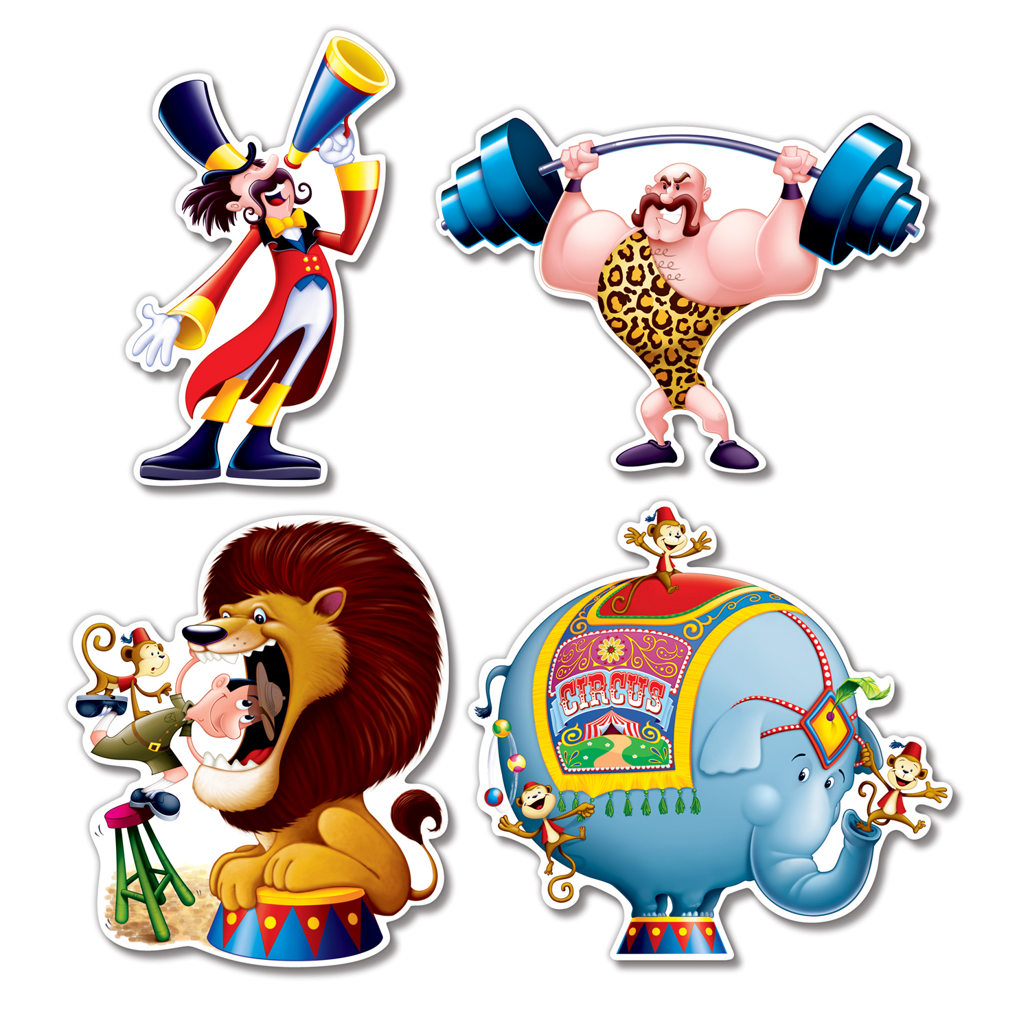 1500x1500 Circus Clipart Strong Man